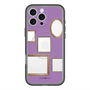 スリムプロテクションプレミアムケース with MagSafe［ Photo Frames - Purple ］