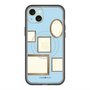 スリムプロテクションプレミアムケース with MagSafe［ Photo Frames - Light Blue ］