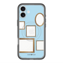 スリムプロテクションプレミアムケース with MagSafe［ Photo Frames - Light Blue ］