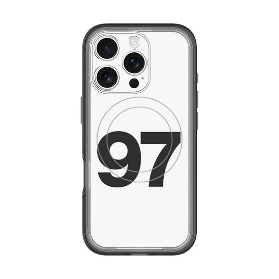 スリムプロテクションプレミアムケース with MagSafe［ No.97 - White ］