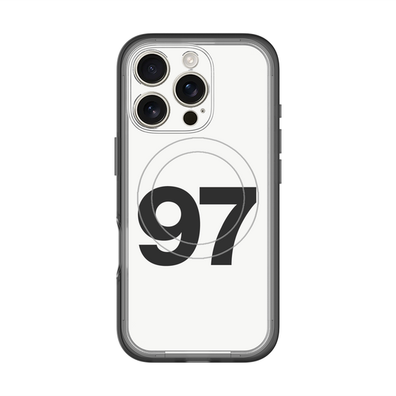 スリムプロテクションプレミアムケース with MagSafe［ No.97 - White ］