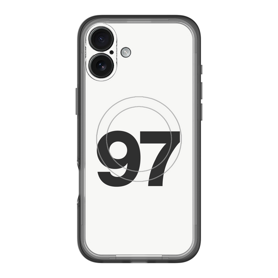 スリムプロテクションプレミアムケース with MagSafe［ No.97 - White ］