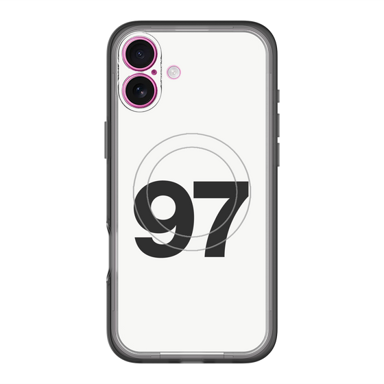 スリムプロテクションプレミアムケース with MagSafe［ No.97 - White ］