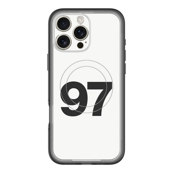 スリムプロテクションプレミアムケース with MagSafe［ No.97 - White ］