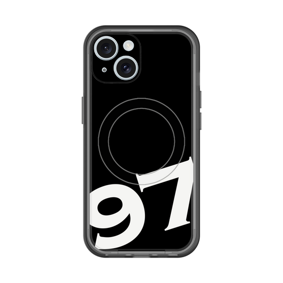 スリムプロテクションプレミアムケース with MagSafe［ No.97 - Black ］