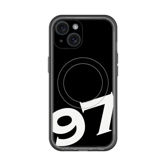 スリムプロテクションプレミアムケース with MagSafe［ No.97 - Black ］