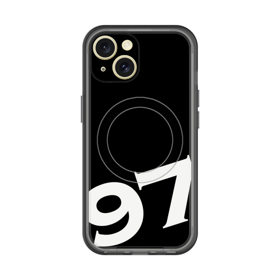 スリムプロテクションプレミアムケース with MagSafe［ No.97 - Black ］