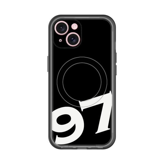 スリムプロテクションプレミアムケース with MagSafe［ No.97 - Black ］