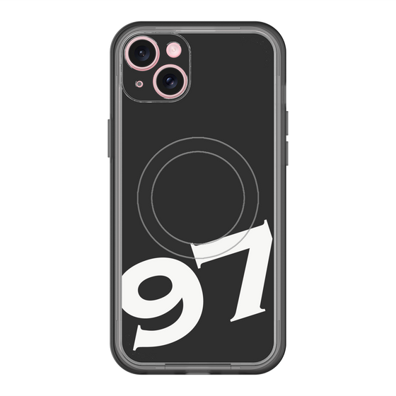 スリムプロテクションプレミアムケース with MagSafe［ No.97 - Black ］