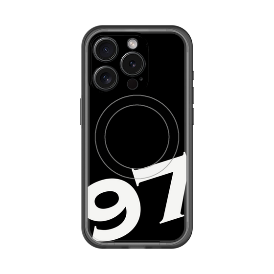 スリムプロテクションプレミアムケース with MagSafe［ No.97 - Black ］