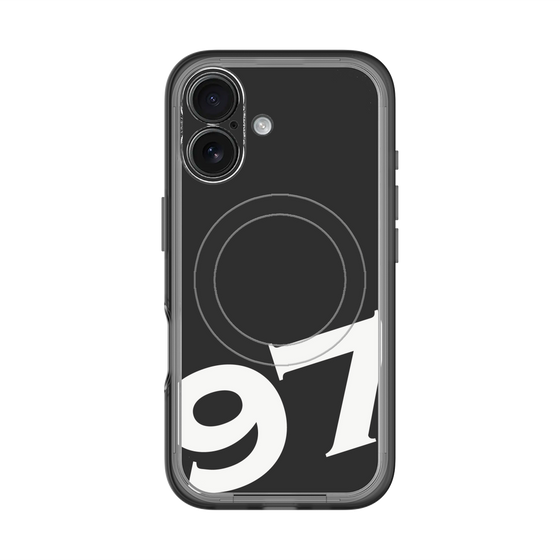 スリムプロテクションプレミアムケース with MagSafe［ No.97 - Black ］