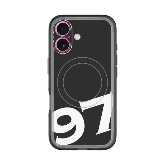 スリムプロテクションプレミアムケース with MagSafe［ No.97 - Black ］