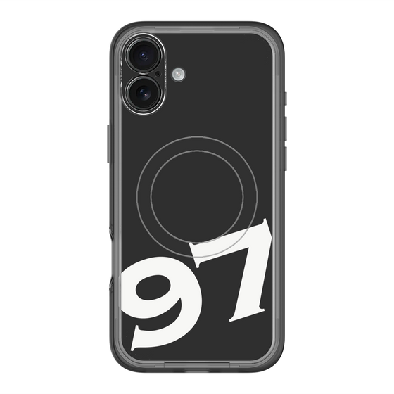 スリムプロテクションプレミアムケース with MagSafe［ No.97 - Black ］