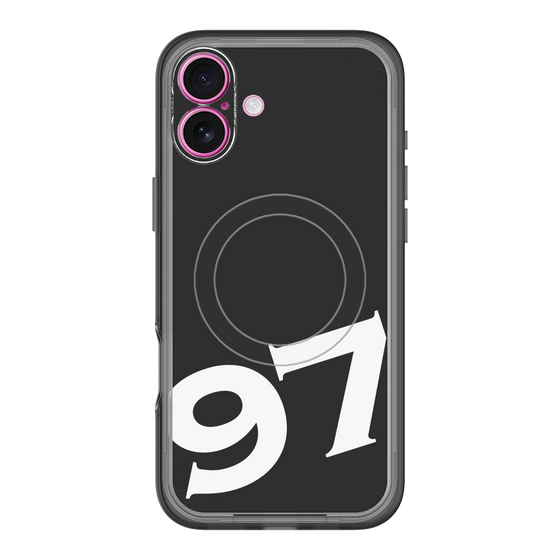 スリムプロテクションプレミアムケース with MagSafe［ No.97 - Black ］