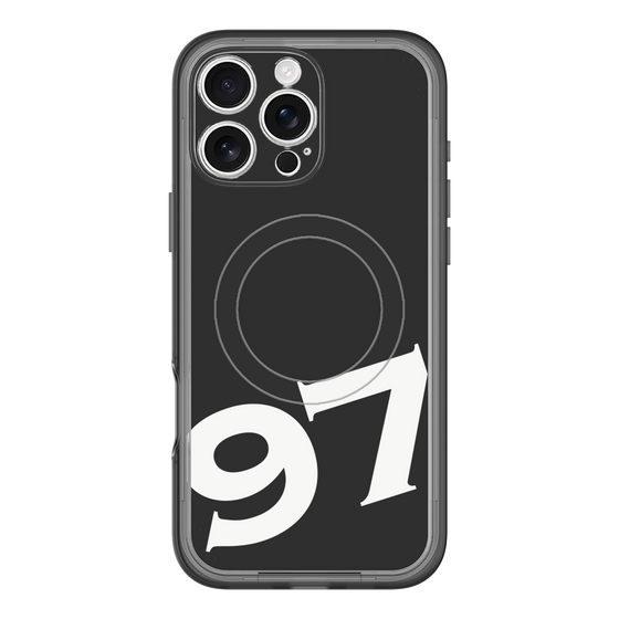 スリムプロテクションプレミアムケース with MagSafe［ No.97 - Black ］