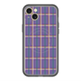 スリムプロテクションプレミアムケース with MagSafe［ Tartan Check - Purple ］