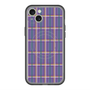 スリムプロテクションプレミアムケース with MagSafe［ Tartan Check - Purple ］