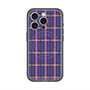 スリムプロテクションプレミアムケース with MagSafe［ Tartan Check - Purple ］