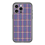 スリムプロテクションプレミアムケース with MagSafe［ Tartan Check - Purple ］