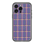 スリムプロテクションプレミアムケース with MagSafe［ Tartan Check - Purple ］