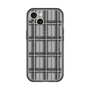 スリムプロテクションプレミアムケース with MagSafe［ Tartan Check - Gray ］