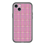 スリムプロテクションプレミアムケース with MagSafe［ Tartan Check - Pink ］
