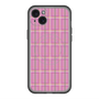スリムプロテクションプレミアムケース with MagSafe［ Tartan Check - Pink ］