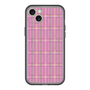 スリムプロテクションプレミアムケース with MagSafe［ Tartan Check - Pink ］