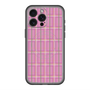 スリムプロテクションプレミアムケース with MagSafe［ Tartan Check - Pink ］