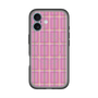 スリムプロテクションプレミアムケース with MagSafe［ Tartan Check - Pink ］