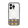 スリムプロテクションプレミアムケース with MagSafe［ CASEPLAY Tartan Check - Yellow ］
