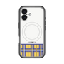 スリムプロテクションプレミアムケース with MagSafe［ CASEPLAY Tartan Check - Yellow ］