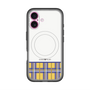 スリムプロテクションプレミアムケース with MagSafe［ CASEPLAY Tartan Check - Yellow ］