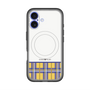 スリムプロテクションプレミアムケース with MagSafe［ CASEPLAY Tartan Check - Yellow ］