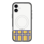 スリムプロテクションプレミアムケース with MagSafe［ CASEPLAY Tartan Check - Yellow ］