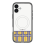 スリムプロテクションプレミアムケース with MagSafe［ CASEPLAY Tartan Check - Yellow ］