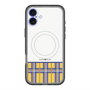 スリムプロテクションプレミアムケース with MagSafe［ CASEPLAY Tartan Check - Yellow ］