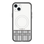 スリムプロテクションプレミアムケース with MagSafe［ CASEPLAY Tartan Check - Gray ］