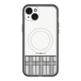 スリムプロテクションプレミアムケース with MagSafe［ CASEPLAY Tartan Check - Gray ］