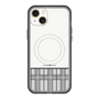 スリムプロテクションプレミアムケース with MagSafe［ CASEPLAY Tartan Check - Gray ］