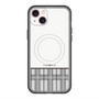 スリムプロテクションプレミアムケース with MagSafe［ CASEPLAY Tartan Check - Gray ］