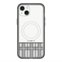 スリムプロテクションプレミアムケース with MagSafe［ CASEPLAY Tartan Check - Gray ］
