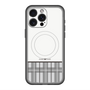 スリムプロテクションプレミアムケース with MagSafe［ CASEPLAY Tartan Check - Gray ］