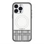 スリムプロテクションプレミアムケース with MagSafe［ CASEPLAY Tartan Check - Gray ］