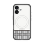 スリムプロテクションプレミアムケース with MagSafe［ CASEPLAY Tartan Check - Gray ］