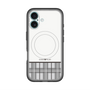 スリムプロテクションプレミアムケース with MagSafe［ CASEPLAY Tartan Check - Gray ］