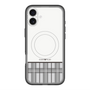 スリムプロテクションプレミアムケース with MagSafe［ CASEPLAY Tartan Check - Gray ］