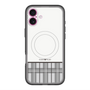 スリムプロテクションプレミアムケース with MagSafe［ CASEPLAY Tartan Check - Gray ］