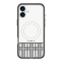 スリムプロテクションプレミアムケース with MagSafe［ CASEPLAY Tartan Check - Gray ］