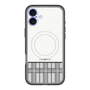 スリムプロテクションプレミアムケース with MagSafe［ CASEPLAY Tartan Check - Gray ］